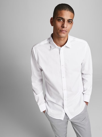 Slim fit Cămaşă business 'Joe' de la JACK & JONES pe negru