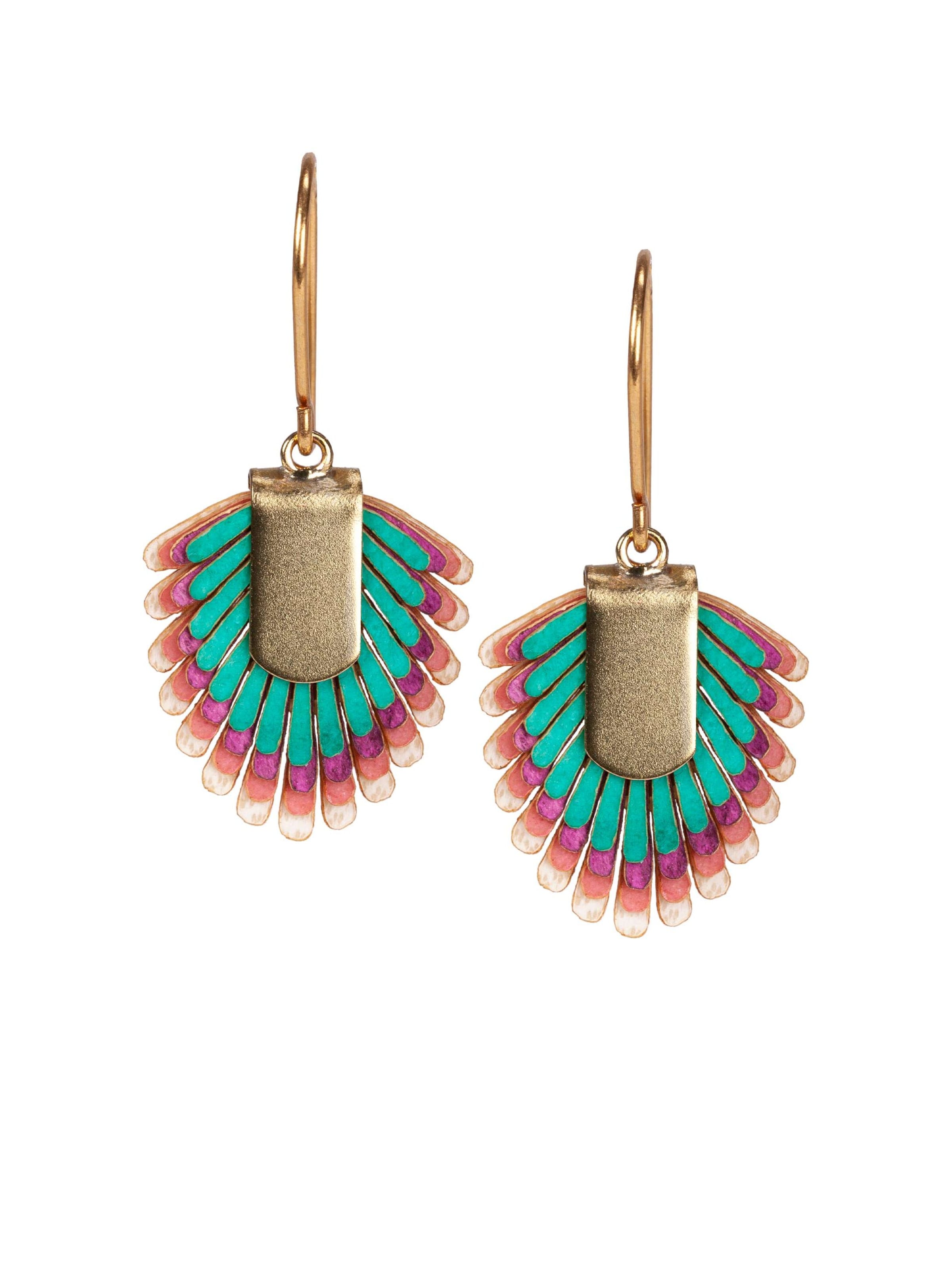 Gretchen Earrings 'Pam Pem S' in Gold: front