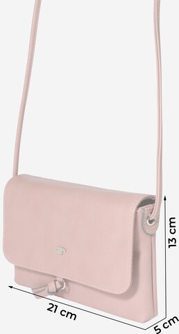 TOM TAILOR Skuldertaske 'Luna' i pink