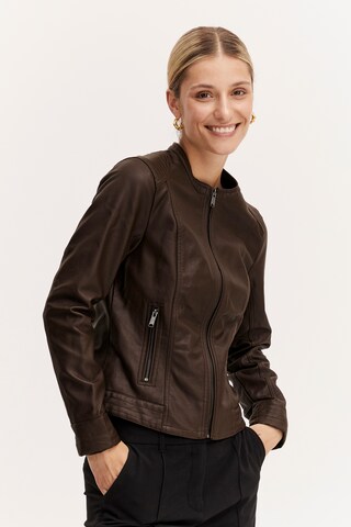 b.young Between-Season Jacket 'BYACOM' in Brown: front