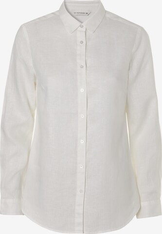 TATUUM - Blusa 'Goniko' en blanco: frente