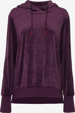 Sweat-shirt Gina Laura en violet : devant