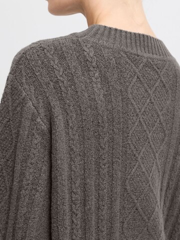 b.young Strickkleid 'MEDI' in Grau