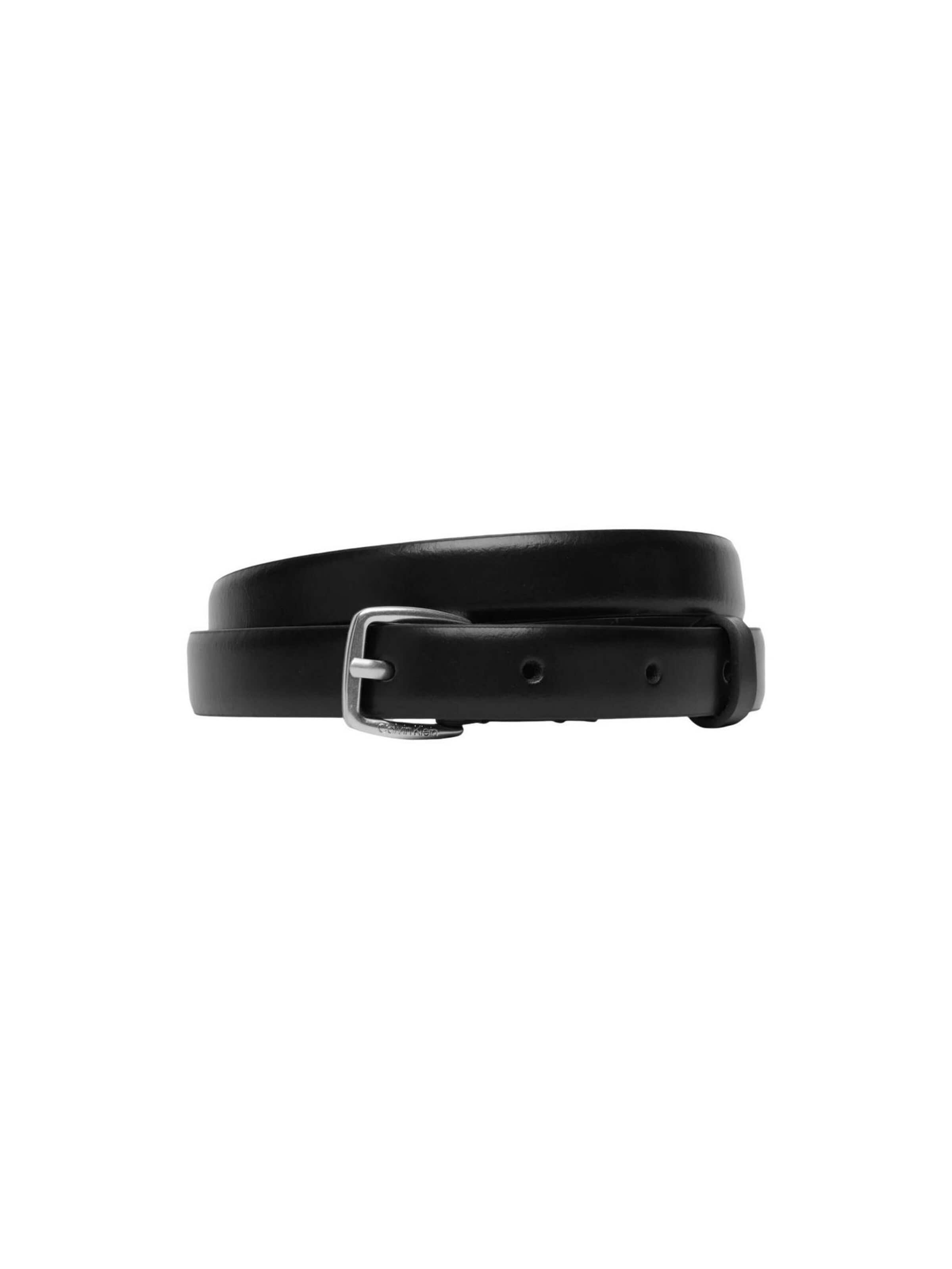 Cintura 'ESSENTIAL BUCKLE 20MM LV04F7111G' di Calvin Klein in nero: frontale