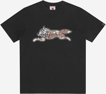 T-Shirt 'Chop Chip Camo Running Dog' ICECREAM en noir : devant