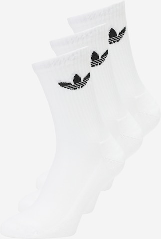 ADIDAS ORIGINALS Socken 'Trefoil' in Weiß: predná strana