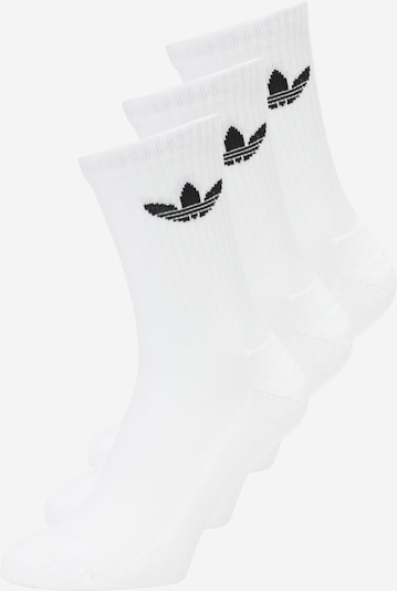 ADIDAS ORIGINALS Chaussettes 'Trefoil' en noir / blanc, Vue avec produit