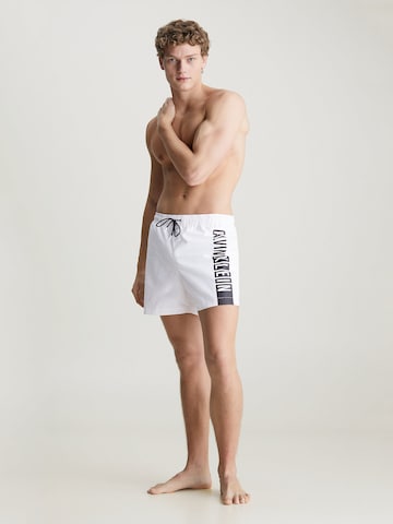 Calvin Klein Swimwear Zwemshorts 'Intense Power ' in Wit