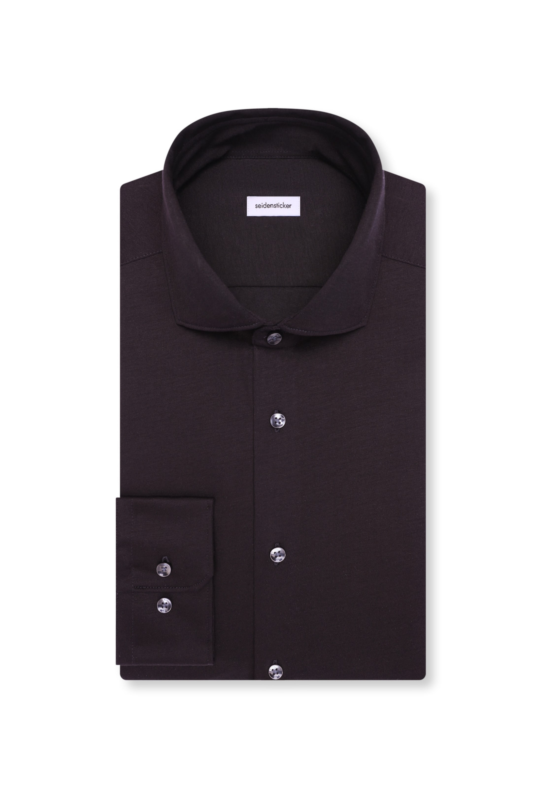 Coupe slim Chemise business SEIDENSTICKER en noir