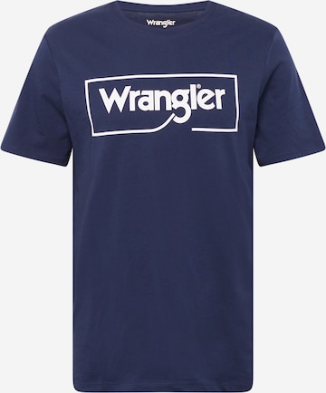 WRANGLER Särk 'FRAME', värv sinine: eest vaates