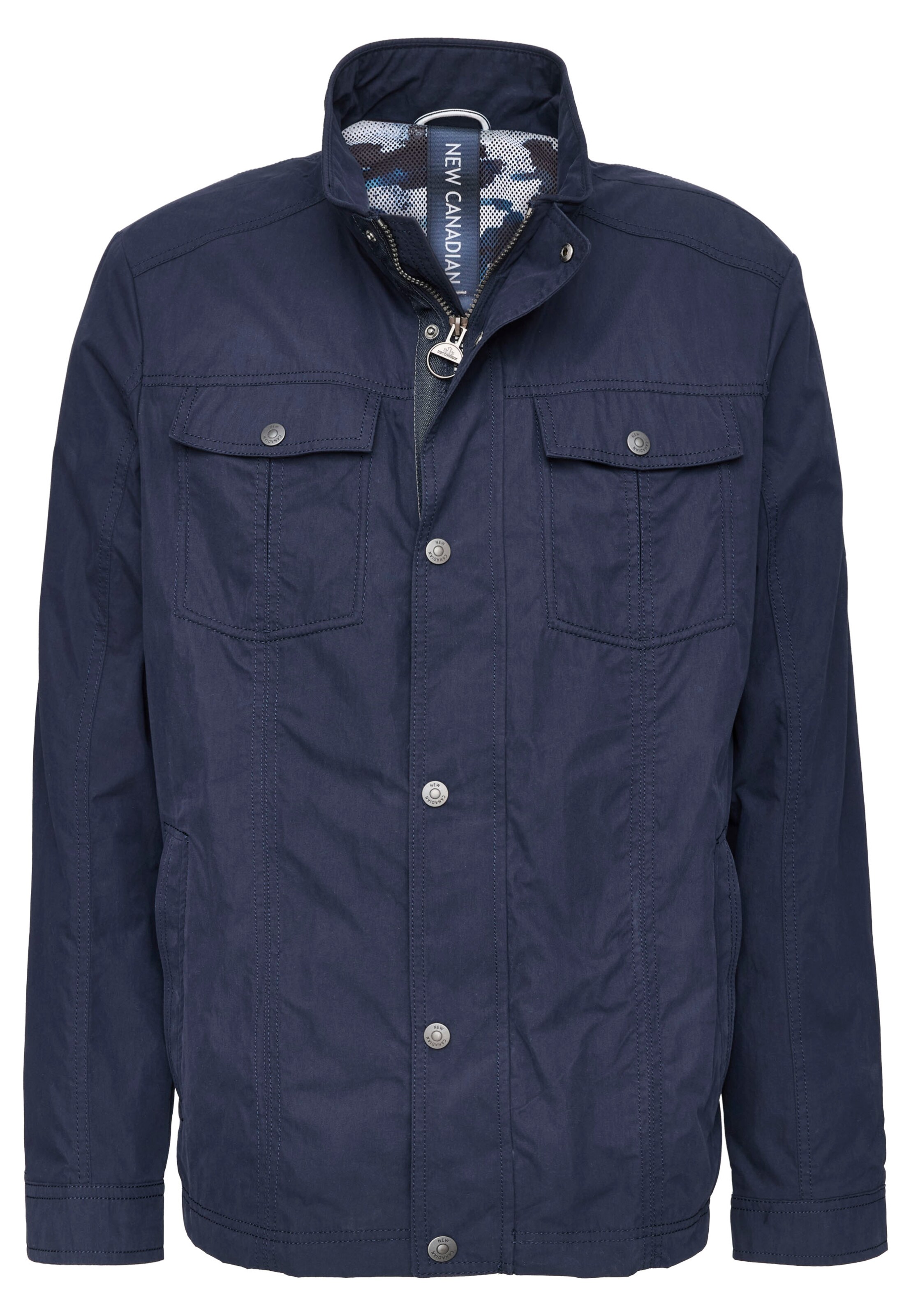 NEW CANADIAN Übergangsjacke 'Cool Cotton' in Blau: Vorderseite