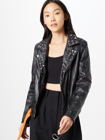 Gipsy by Mauritius Jacke 'Jayn' in Schwarz: Vorderseite