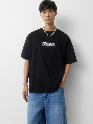 Pull&Bear T-Shirt in Schwarz: Vorderseite