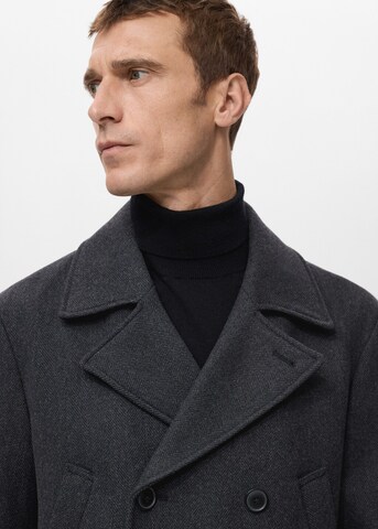MANGO MAN Between-Seasons Coat 'Steve' in Grey