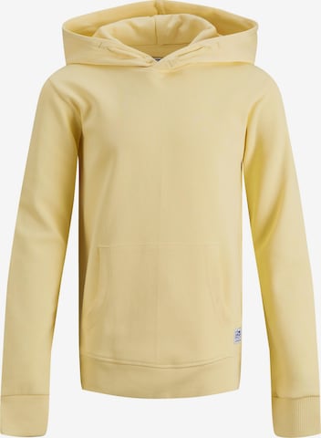 Felpa di Jack & Jones Junior in giallo: frontale