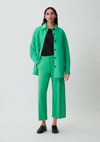 Wide Leg Pantalon à plis COMMA en vert