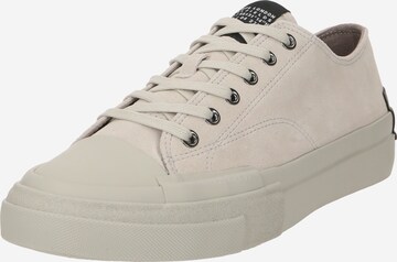 AllSaints Platform trainers in White: front