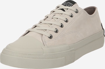 AllSaints - Zapatillas deportivas bajas en blanco: frente