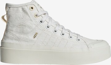 ADIDAS ORIGINALS - Sapatilhas altas 'Nizza Bonega' em branco