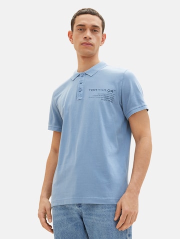 T-Shirt TOM TAILOR en bleu : devant