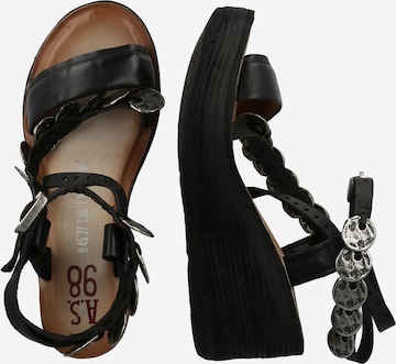 A.S.98 Sandals 'NOA' in Black