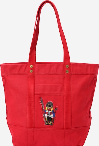 Shopper di Polo Ralph Lauren in rosso: frontale