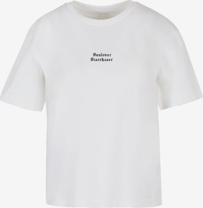Miss Tee Tričko 'Sunlover Starchaser' - černá / bílá, Produkt