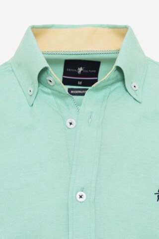 DENIM CULTURE - Regular Fit Camisa ' MYLES ' em verde
