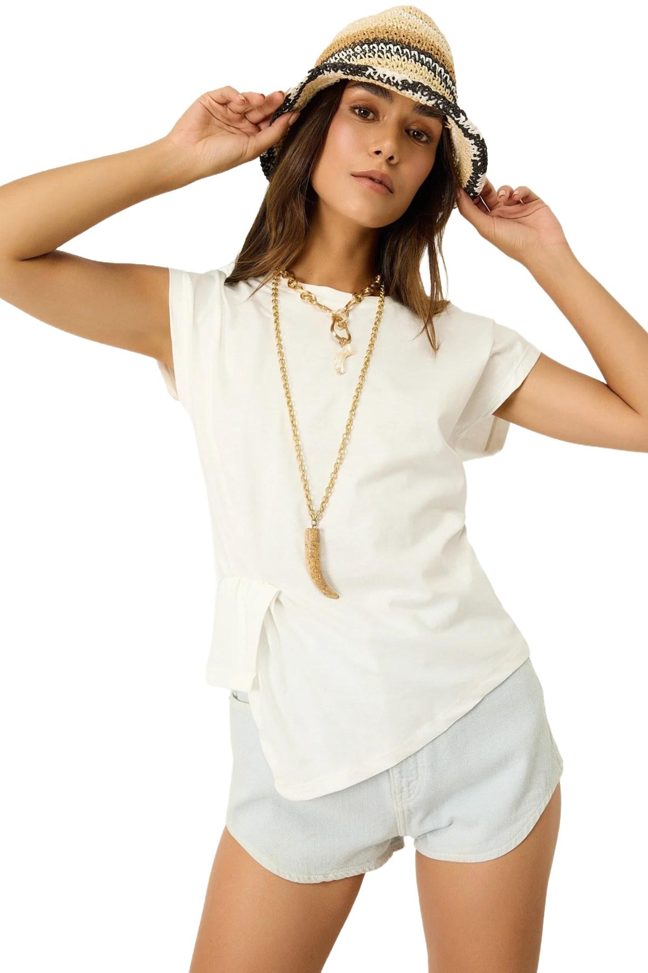 No Matter What Shirt in Beige