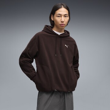 Sweat-shirt PUMA en marron : devant
