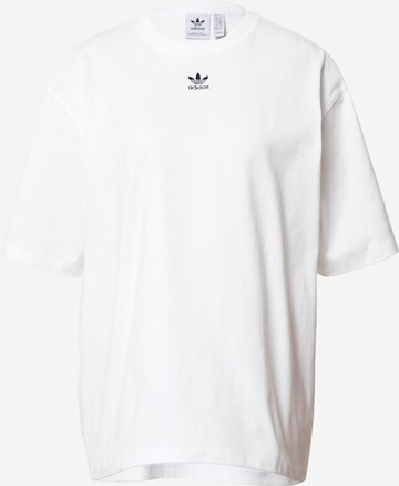 Tricou 'Adicolor Essentials' de la ADIDAS ORIGINALS pe alb: față