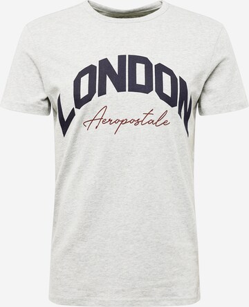 AÉROPOSTALE Tričko 'LONDON' – šedá: přední strana