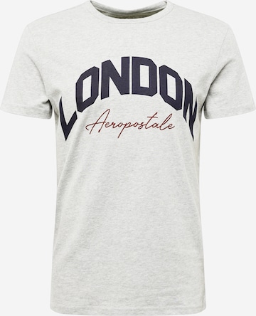 AÉROPOSTALE Koszulka 'LONDON' w kolorze szary: przód