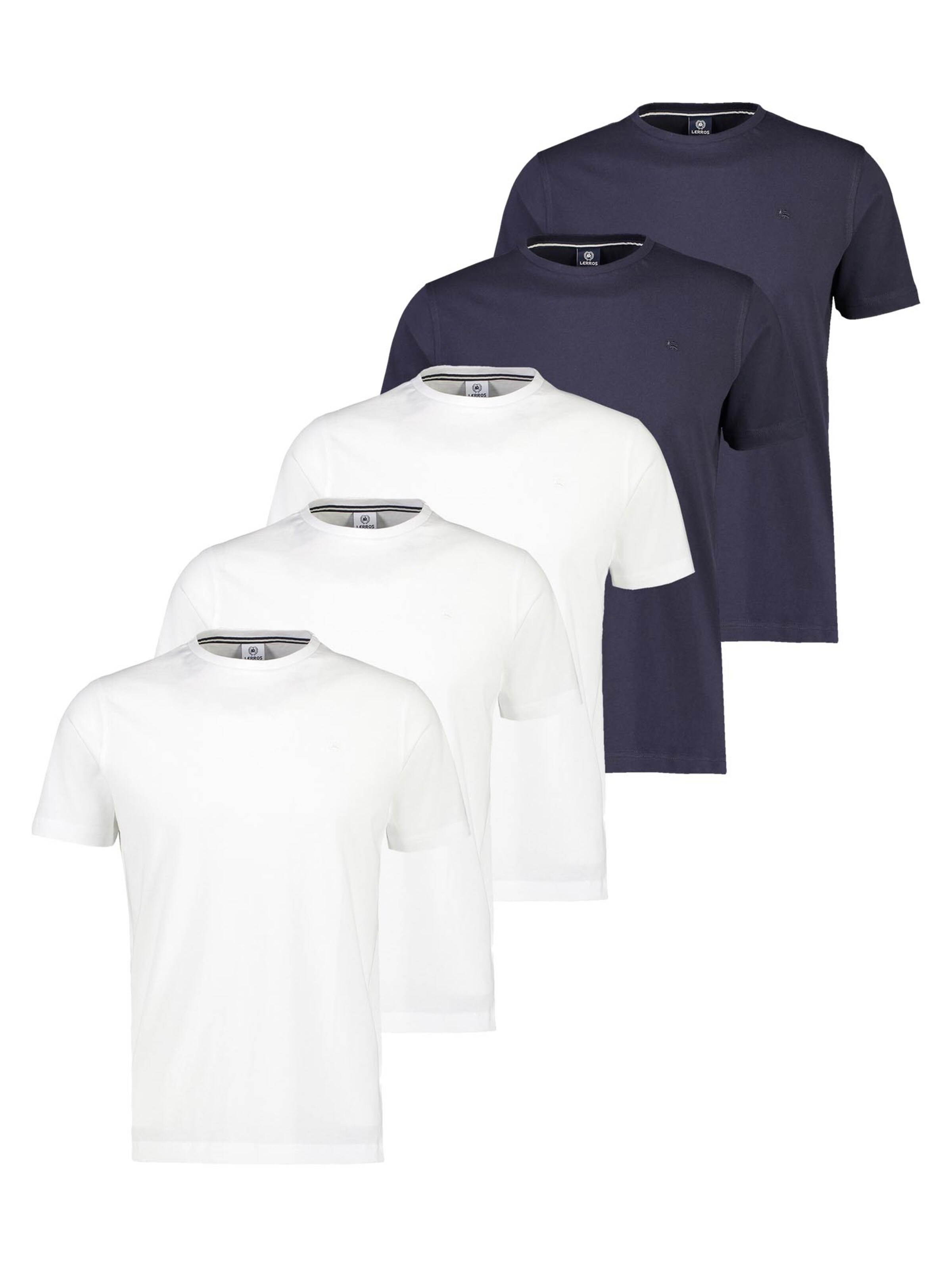 LERROS Shirt 'Basic' in Blauw: voorkant