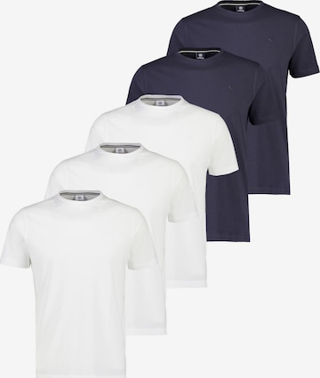 LERROS Shirt 'Basic' in Blau: Vorderseite