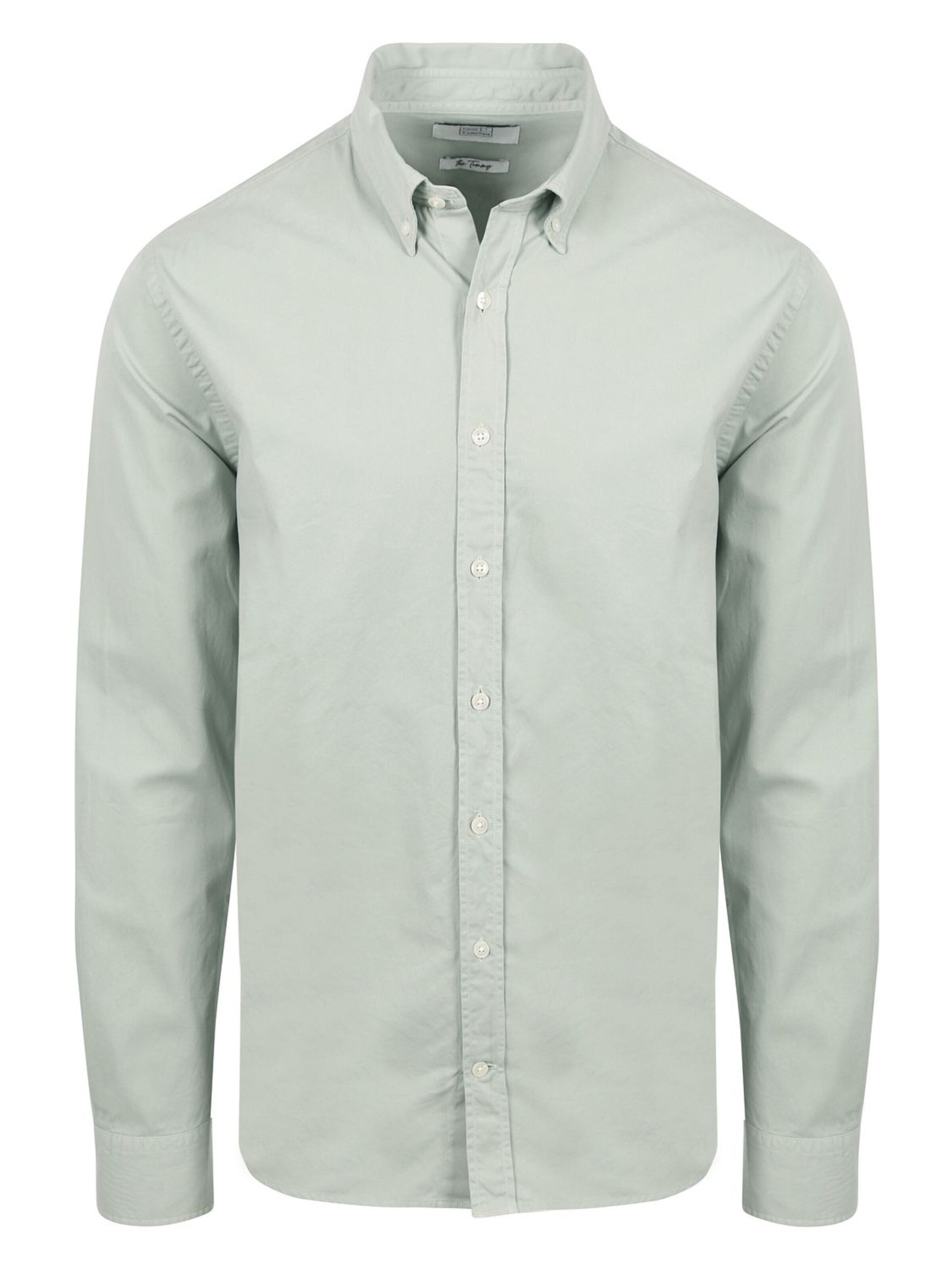 KING Essentials Button Up Shirt 'The Tommy' in Green: front