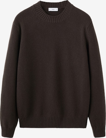 MANGO MAN Pullover 'lory' in Braun: Vorderseite