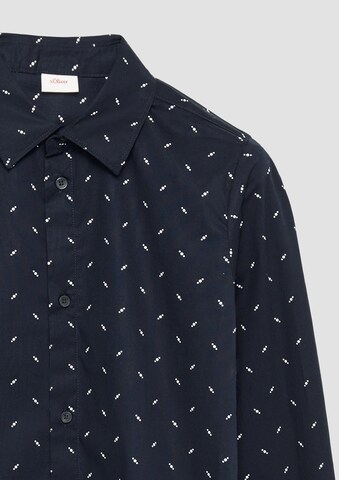 s.Oliver Slim Fit Hemd in Blau