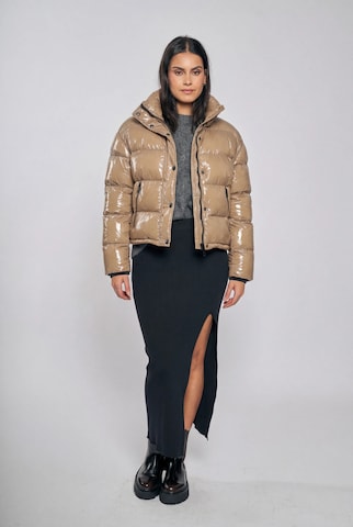 FREAKY NATION Winter Jacket in Brown
