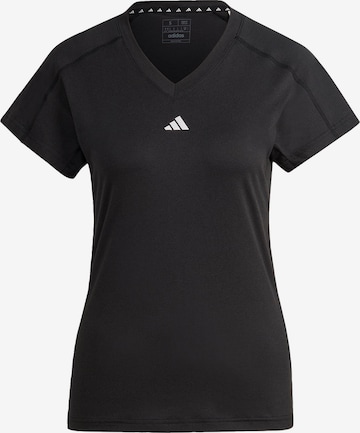 Tricou funcțional 'Train Essentials' de la ADIDAS PERFORMANCE pe negru: față