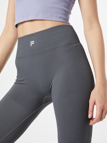 FILA Skinny Workout Pants 'COIMBRA' in Grey