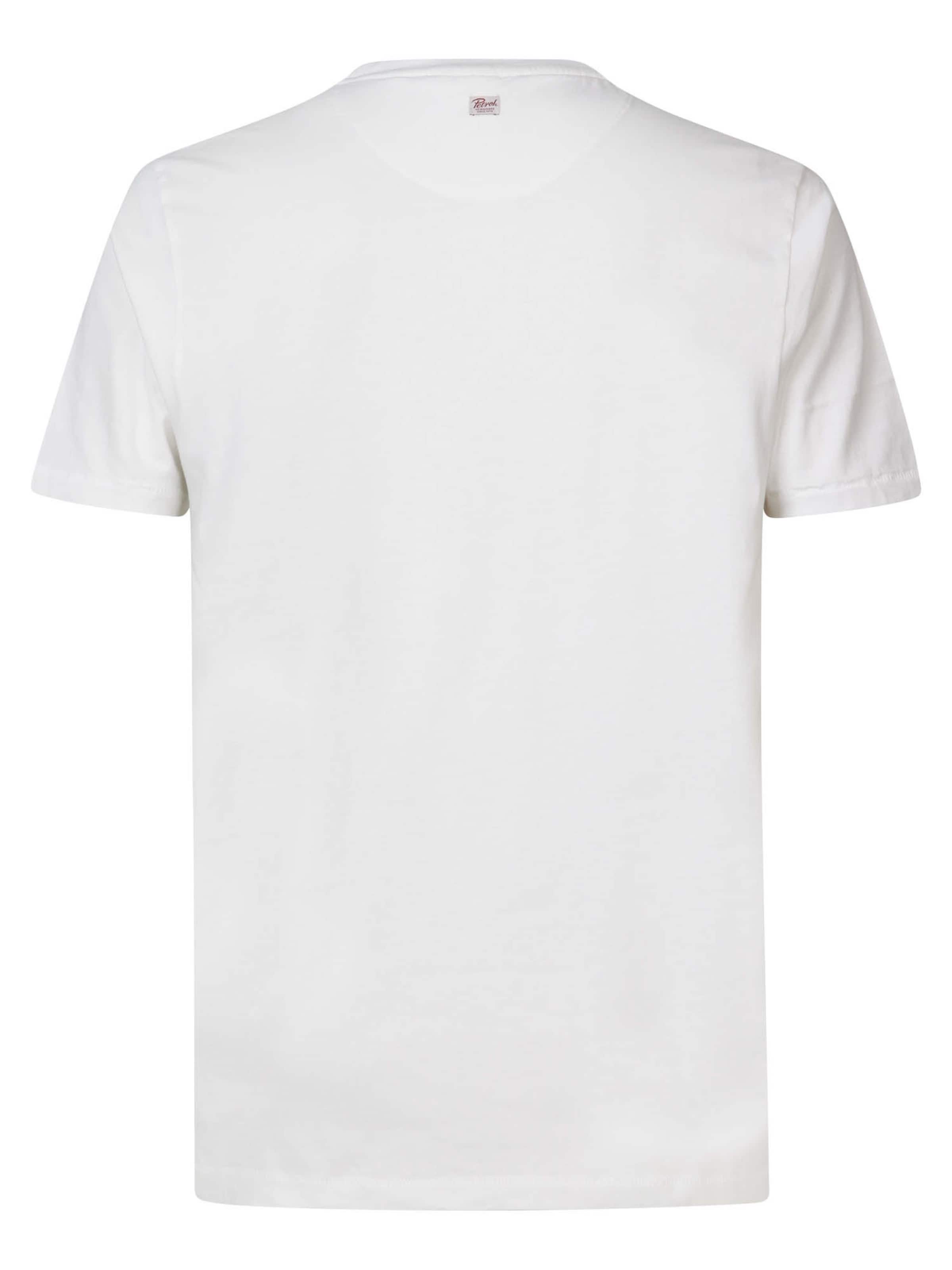 Petrol Industries - Camiseta en blanco