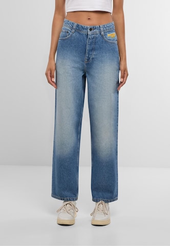 HOMEBOY Baggy Jeans in Blue: front