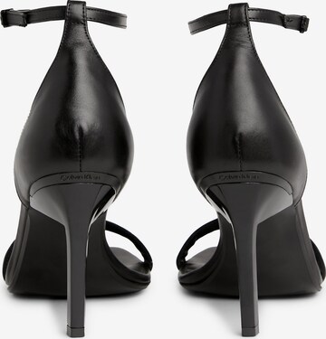 Calvin Klein Strap Sandals in Black