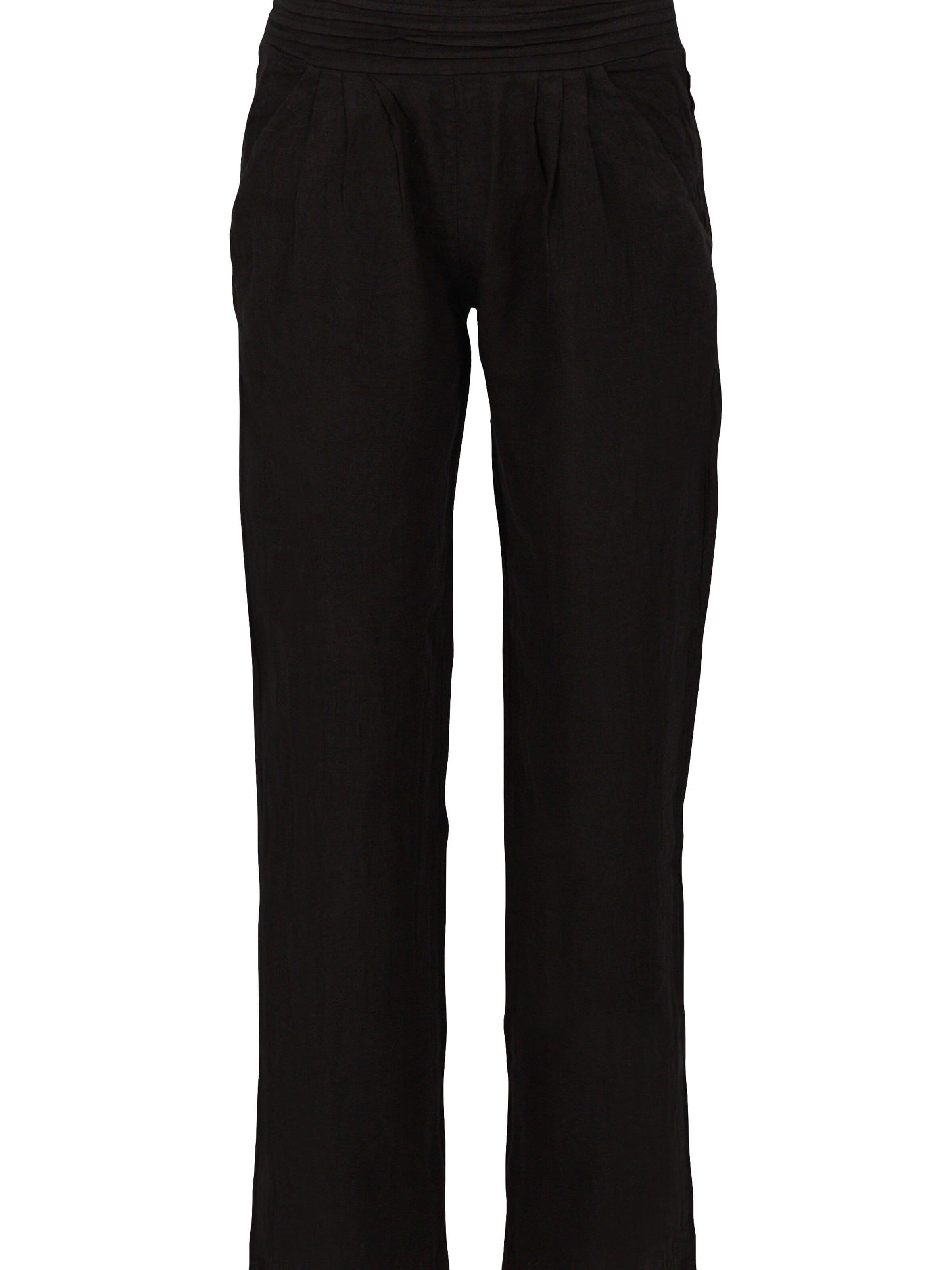 malito more than fashion Regular Pants in Black: front