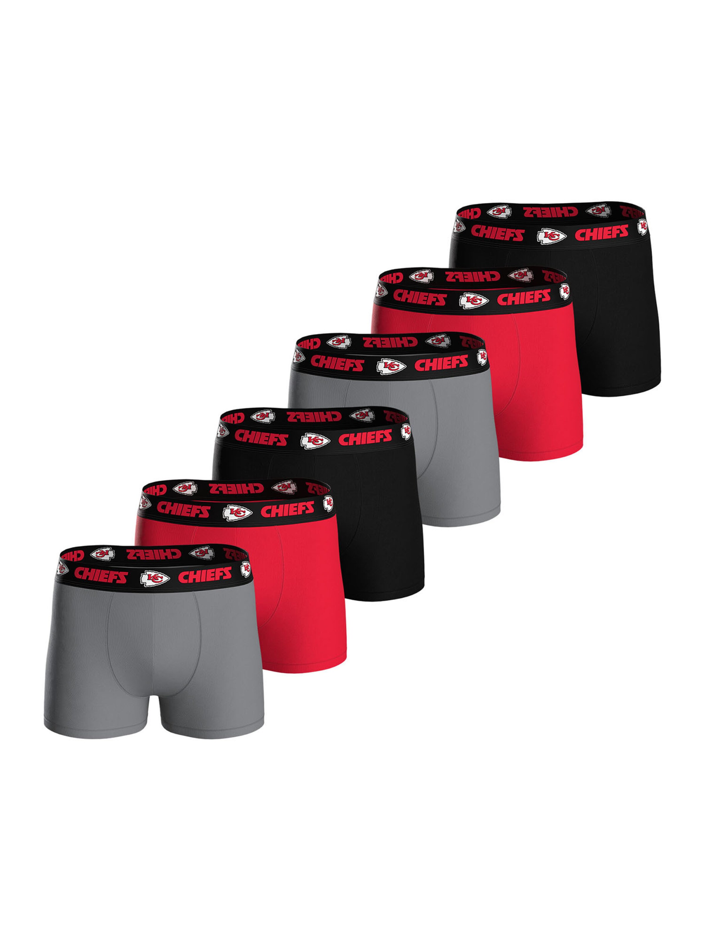 Huddle Boxer shorts 'Kansas City Chiefs' in Grey: front