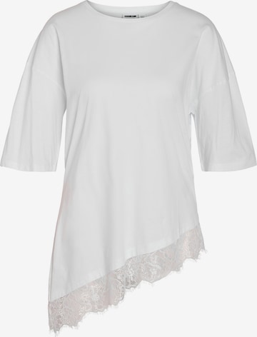 T-shirt Noisy may en blanc : devant