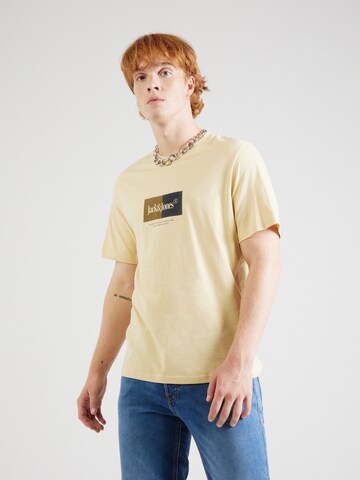 JACK & JONES Regular Fit Hemd 'DALSTON' in Gelb: Vorderseite