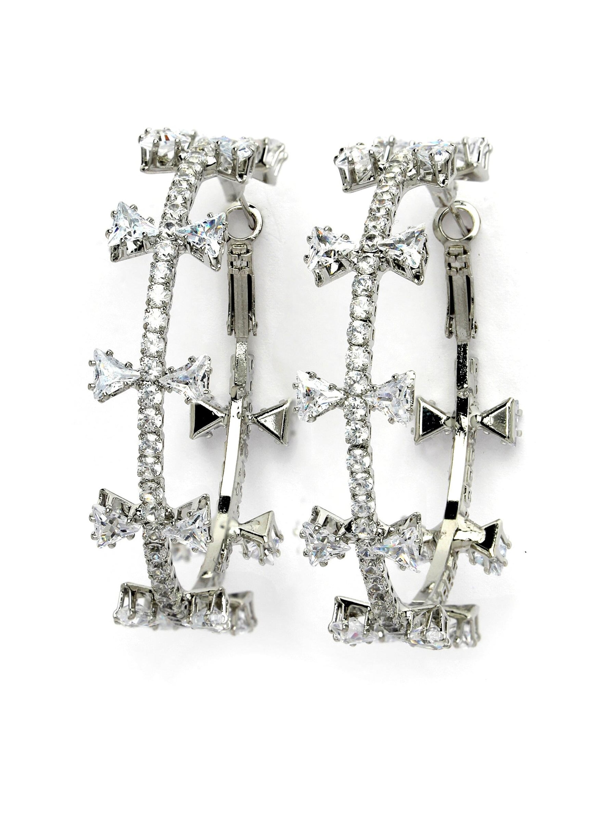 AVANT-GARDE PARIS Earrings 'Vesna' in Silver: front