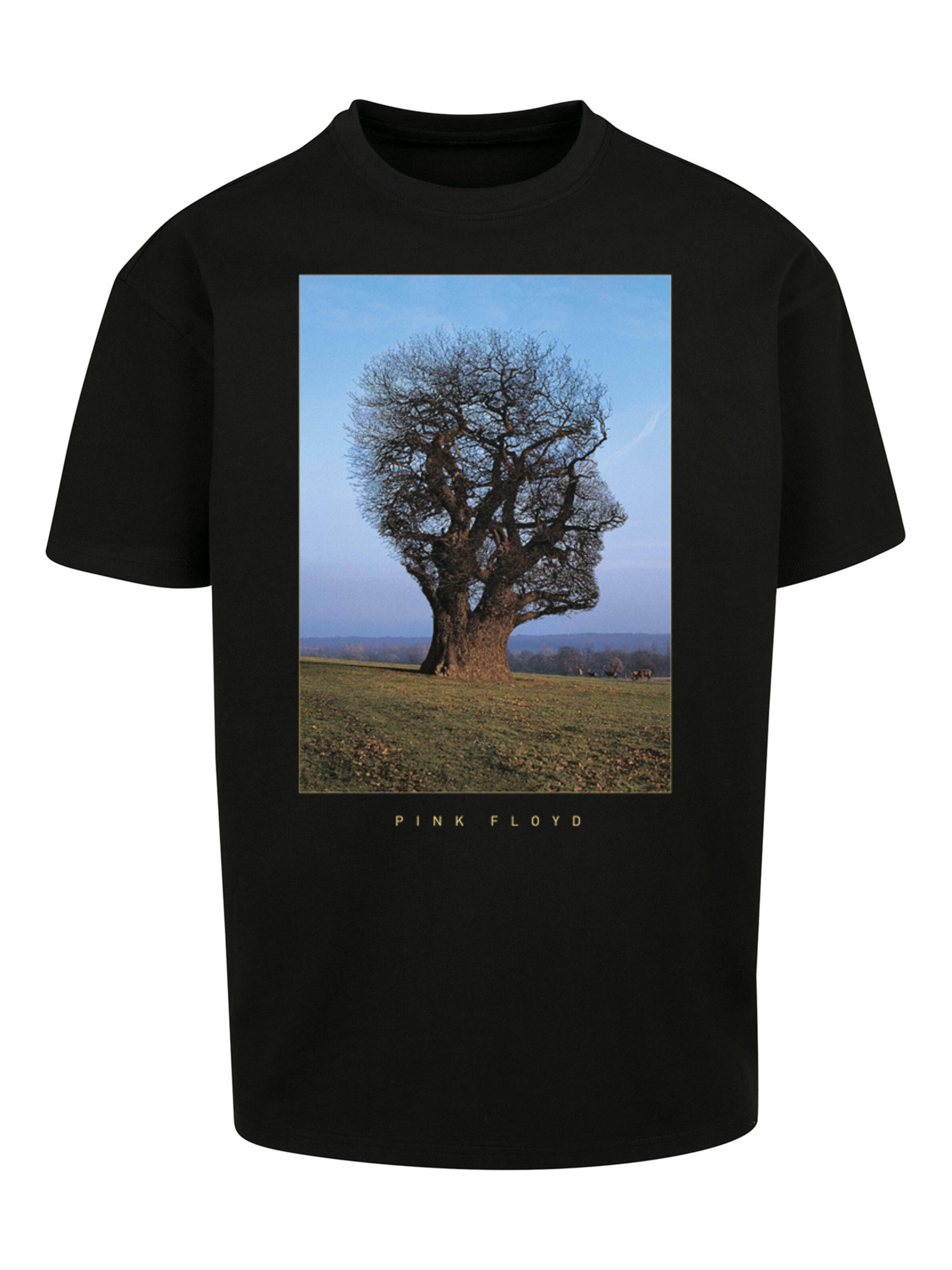 T-Shirt 'Pink Floyd Tree Head' F4NT4STIC en noir : devant